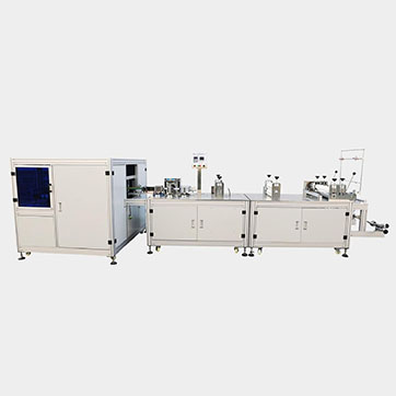 Integrated packaging machine for strip cap