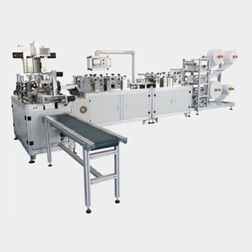 1+1 Fully Automatic Fish-Type KF94 Positioning Face Mask Machine