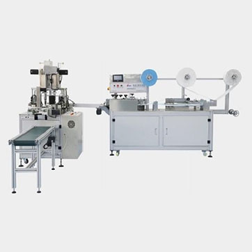 1+1 Fully Automatic Positioning Cross Face Mask Machine